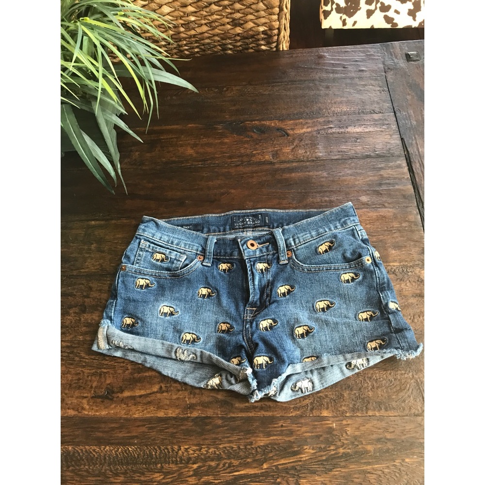 Lucky Brand denim elephant shorts (00/24)